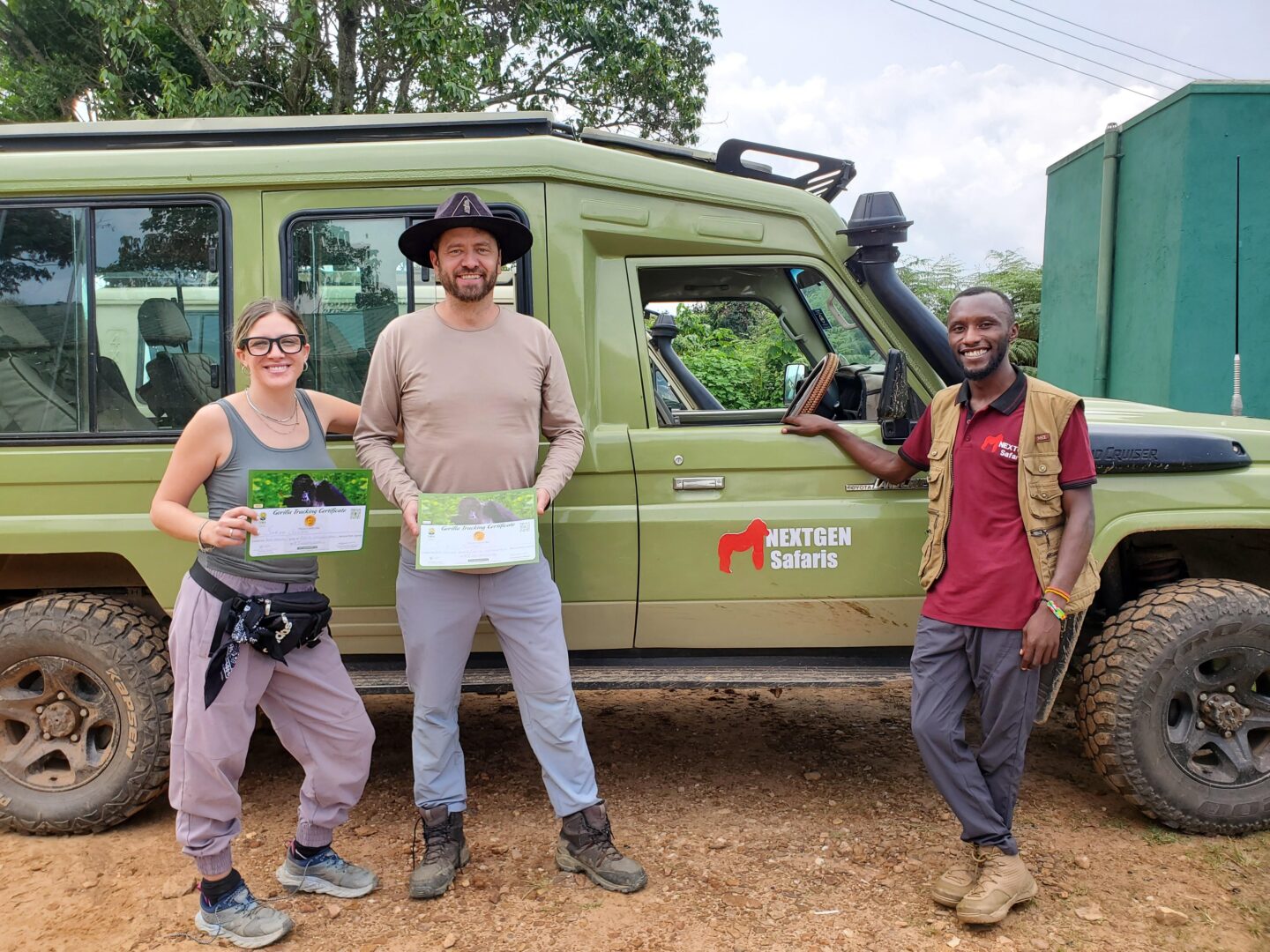 Nextgen Safaris Guests after Gorilla Habituation