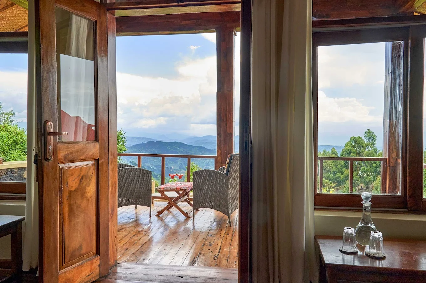 Nkuringo Gorilla Lodge Forest Views