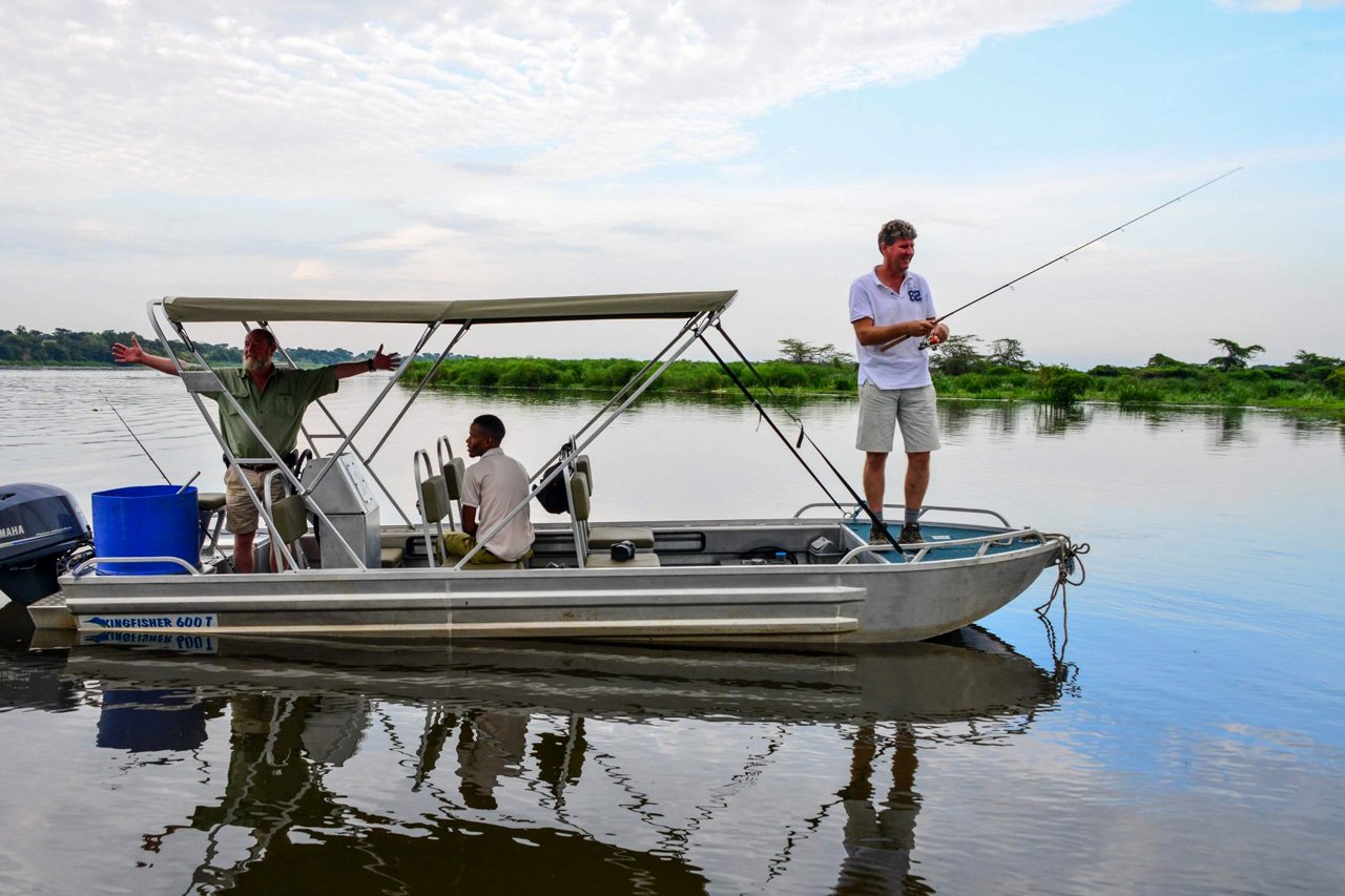 fishing in uganda Fishing in Murchison Falls National Park