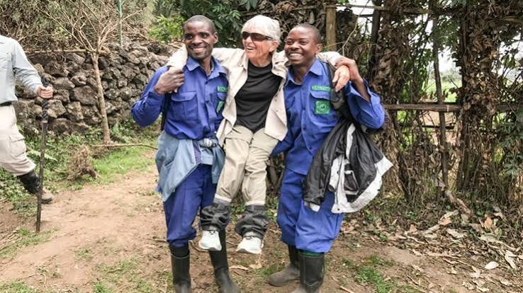 Local Gorilla Trekking Porter Supporting Visitors in Bwindi Porter for Gorilla Habituation